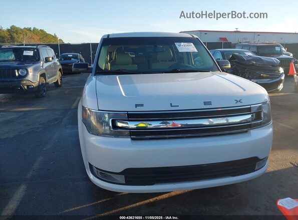 2FMGK5C82HBA13538 2017 FORD FLEX Кремовый Вид щитка приборов