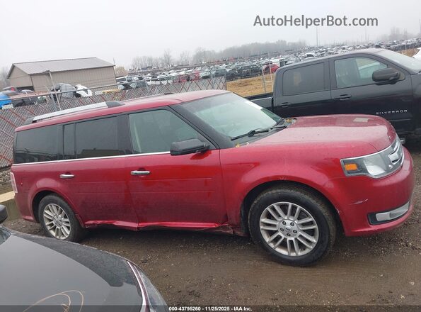 2FMGK5C86GBA21916 2016 FORD FLEX Red Widok wnętrza z tyłu