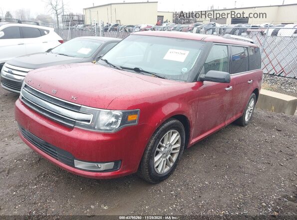 2FMGK5C86GBA21916 2016 FORD FLEX Red Przód lewy