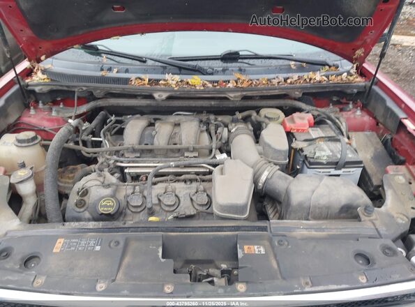 2FMGK5C86GBA21916 2016 FORD FLEX Red Widok z tyłu