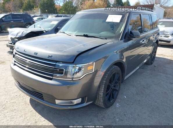 2FMGK5C89JBA20346 2018 FORD FLEX Black წინა მარცხენა ხედი სამი მეოთხედიდან