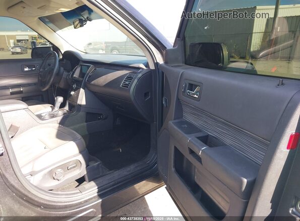 2FMGK5C89JBA20346 2018 FORD FLEX Black წინა სალონის ხედი
