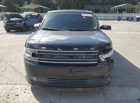 2FMGK5D85JBA06345 2018 FORD FLEX Black Դիմացի տեսք