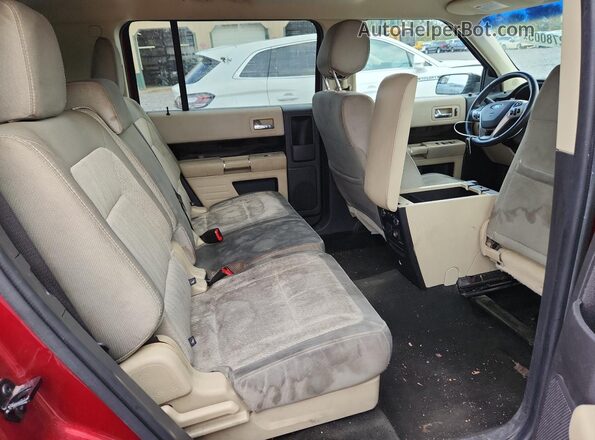 2FMHK6C80GBA07231 2016 FORD FLEX Красный Вид задней части салона