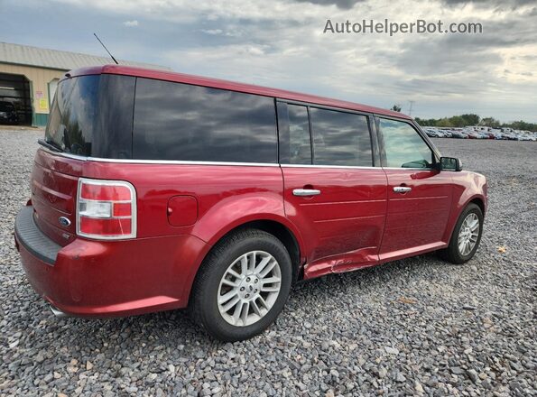 2FMHK6C80GBA07231 2016 FORD FLEX Красный Задняя правая четверть