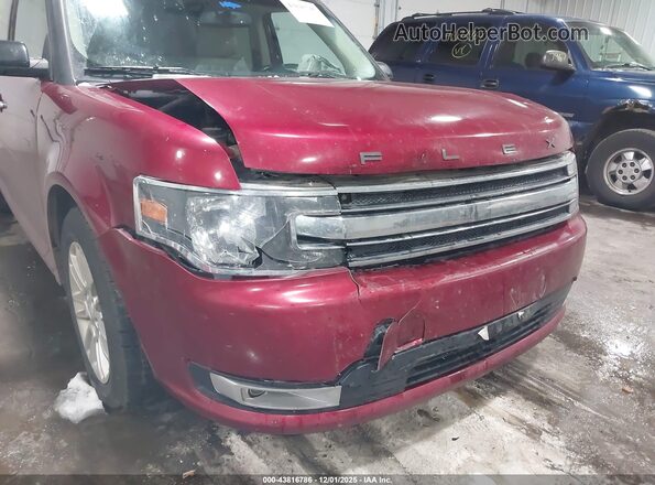 2FMHK6C86JBA13865 2018 FORD FLEX Красный Вид спереди
