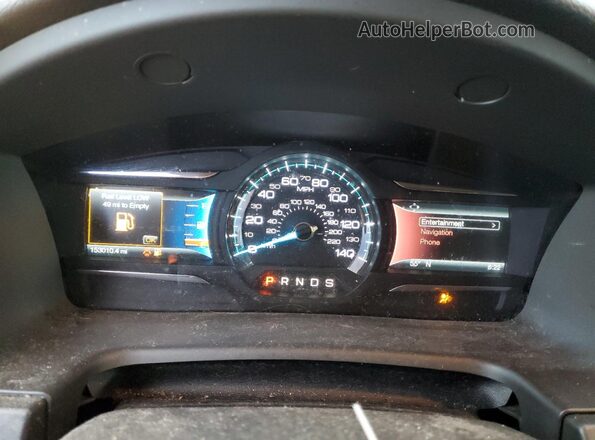 2FMHK6C8XGBA19127 2016 FORD FLEX Black Widok zestawu wskaźników