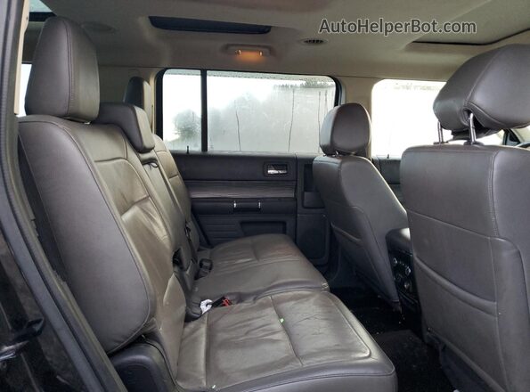 2FMHK6C8XGBA19127 2016 FORD FLEX Black Widok wnętrza z tyłu