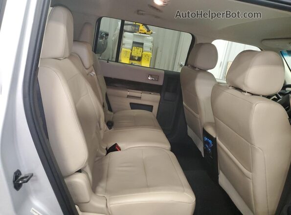 2FMHK6DT7KBA23051 2019 FORD FLEX Silver უკანა სალონის ხედი
