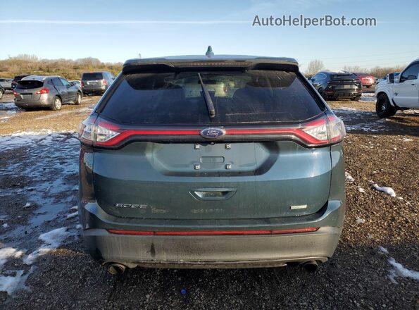 2FMPK3G91GBC30259 2016 FORD EDGE Бирюзовый Вид сзади