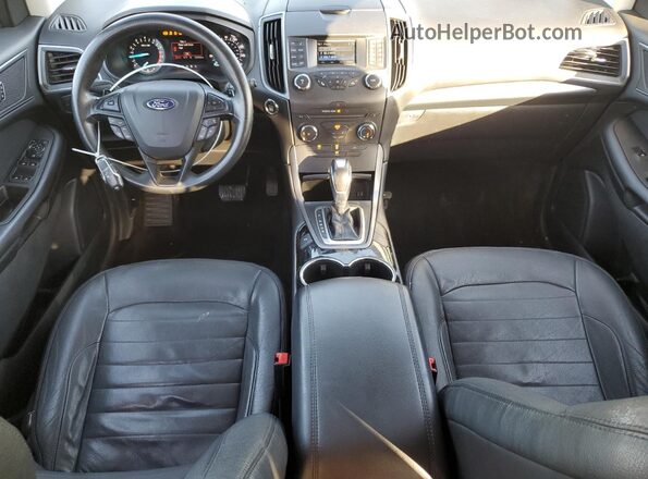 2FMPK3G91GBC30259 2016 FORD EDGE Бирюзовый Вид панели приборов