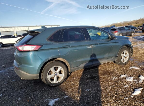 2FMPK3G91GBC30259 2016 FORD EDGE Бирюзовый Задняя правая четверть