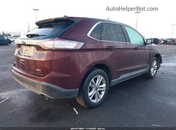 2FMPK3J89HBB69003 2017 FORD EDGE Maroon Հետևի աջ