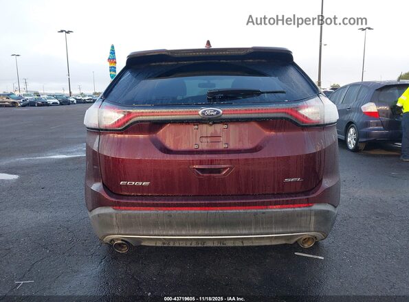 2FMPK3J89HBB69003 2017 FORD EDGE Maroon 