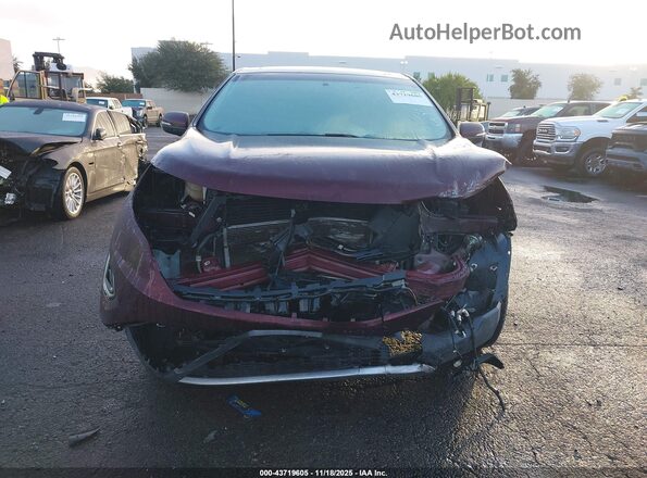 2FMPK3J89HBB69003 2017 FORD EDGE Maroon Սարքավորումների վահանակի տեսք