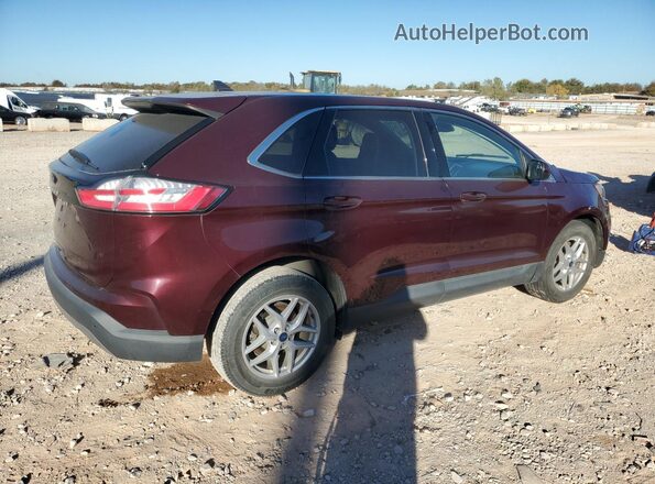 2FMPK3J90MBA10714 2021 FORD EDGE Burgundy Задня права чверть
