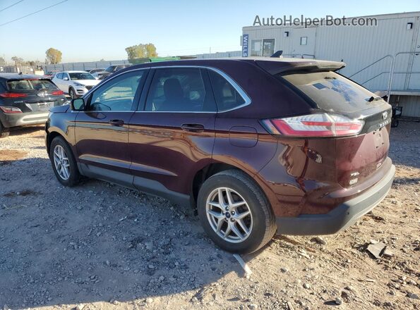 2FMPK3J90MBA10714 2021 FORD EDGE Burgundy Задня ліва чверть