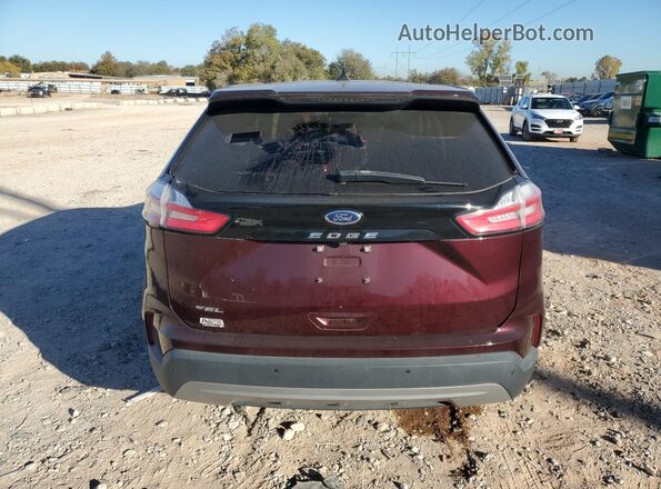 2FMPK3J90MBA10714 2021 FORD EDGE Burgundy Вид ззаду