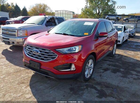 2FMPK3J91LBB26888 2020 FORD EDGE Red Front left
