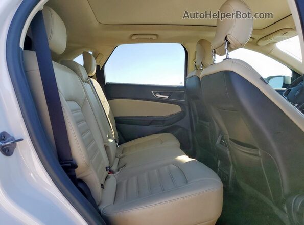 2FMPK3J94KBC00917 2019 FORD EDGE Белый Вид задней части салона