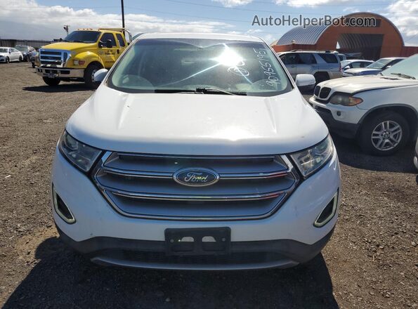 2FMPK3J95HBC27388 2017 FORD EDGE White Front view
