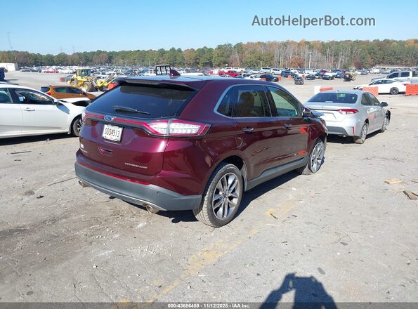 2FMPK3K82JBB56047 2018 FORD EDGE Бордовый 