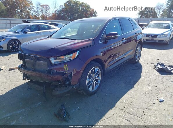 2FMPK3K82JBB56047 2018 FORD EDGE Бордовый 