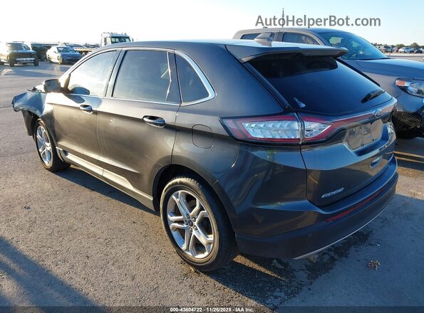 2FMPK3K8XJBB81052 2018 FORD EDGE Gray Trasero izquierdo