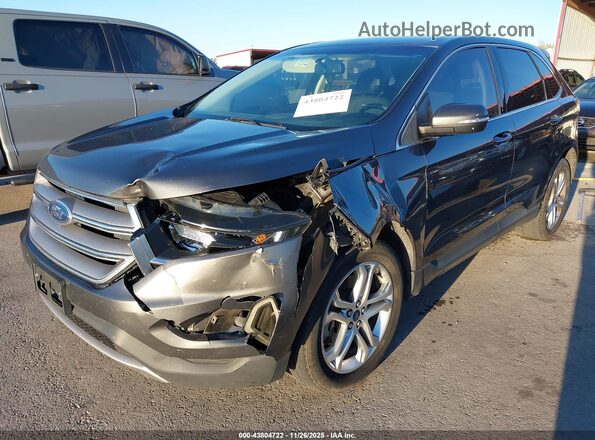 2FMPK3K8XJBB81052 2018 FORD EDGE Gray Vista frontal