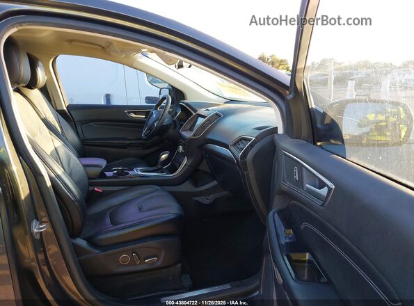 2FMPK3K8XJBB81052 2018 FORD EDGE Gray Vista interior delantera