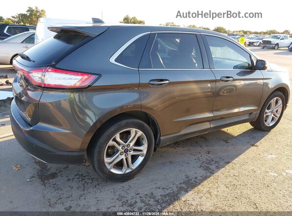 2FMPK3K8XJBB81052 2018 FORD EDGE Gray Vista interior trasera