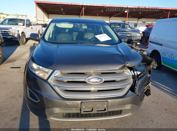 2FMPK3K8XJBB81052 2018 FORD EDGE Gray Vista del cuadro de instrumentos