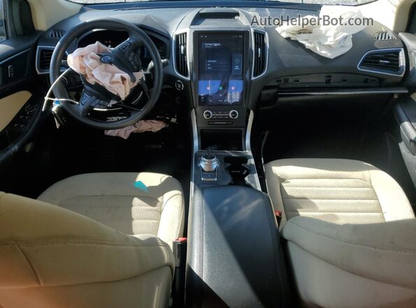 2FMPK4G90RBA43250 2024 FORD EDGE Silver Widok deski rozdzielczej