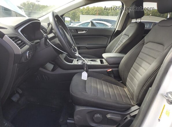 2FMPK4G91MBA09763 2021 FORD EDGE White Widok wnętrza z przodu