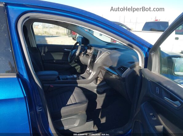 2FMPK4G94NBA69442 2022 FORD EDGE Blue Вид салону спереду