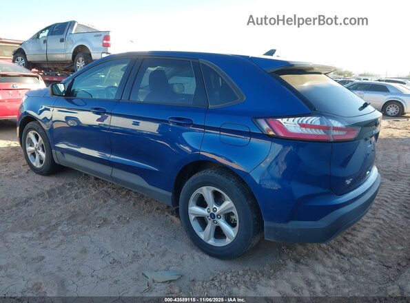2FMPK4G94NBA69442 2022 FORD EDGE Blue Задня ліва чверть