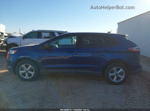 2FMPK4G94NBA69442 2022 FORD EDGE Blue Панорамний вид салону 360°