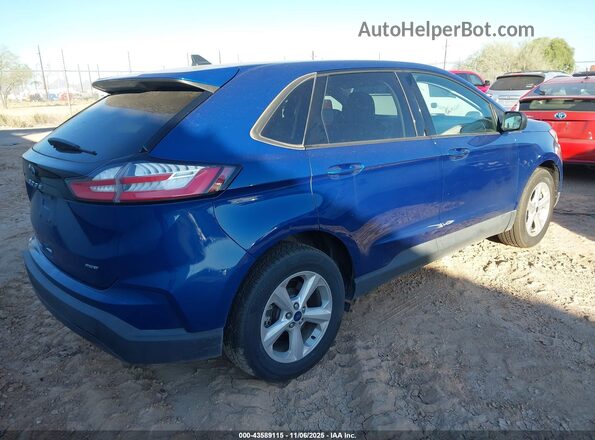 2FMPK4G94NBA69442 2022 FORD EDGE Blue Задня права чверть