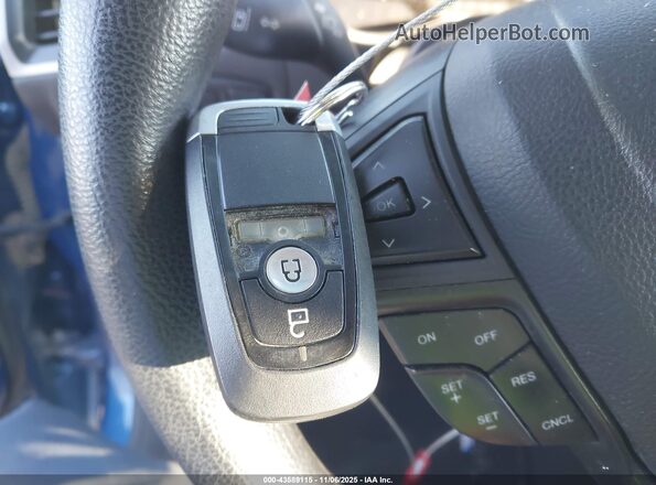 2FMPK4G94NBA69442 2022 FORD EDGE Blue Вид панелі приладів