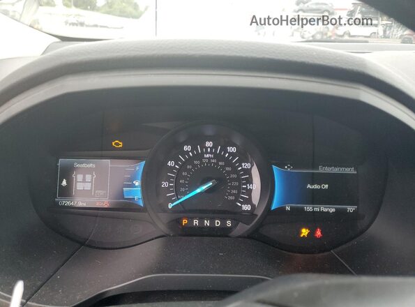 2FMPK4G94NBA90436 2022 FORD EDGE Silver Instrument cluster view