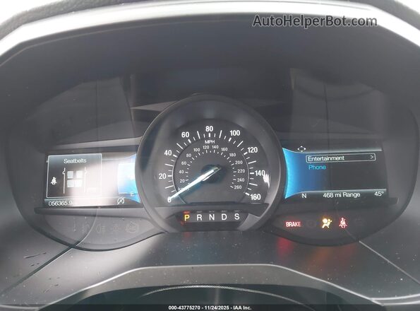 2FMPK4G97NBB14227 2022 FORD EDGE Gray უკანა სავარძლების ხედი