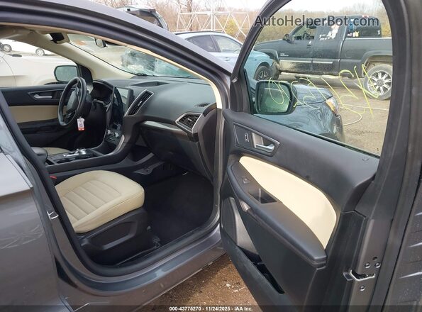 2FMPK4G97NBB14227 2022 FORD EDGE Gray წინა სალონის ხედი