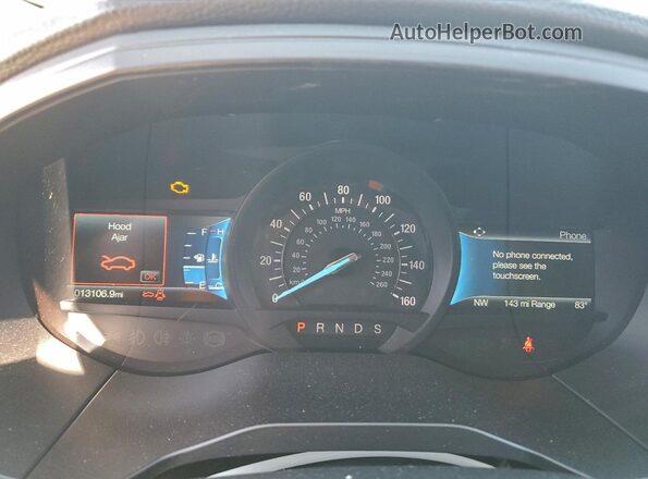 2FMPK4G97RBA59218 2024 FORD EDGE Silver ხელსაწყოთა პანელის ხედი