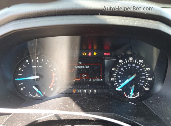 2FMPK4G9XLBA86310 2020 FORD EDGE Gray Սարքավորումների վահանակի տեսք