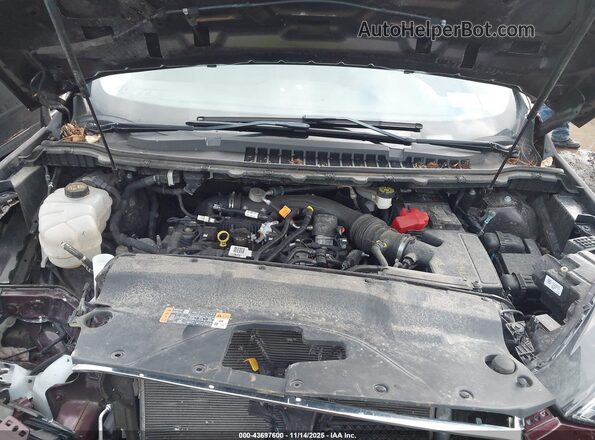 2FMPK4J90LBB54459 2020 FORD EDGE Темно-бордовый Вид сзади