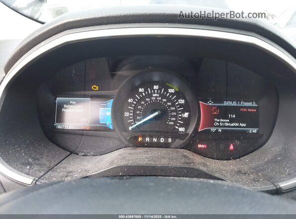 2FMPK4J90LBB54459 2020 FORD EDGE Темно-бордовый Вид задних сидений