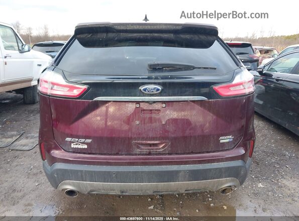 2FMPK4J90LBB54459 2020 FORD EDGE Темно-бордовый 