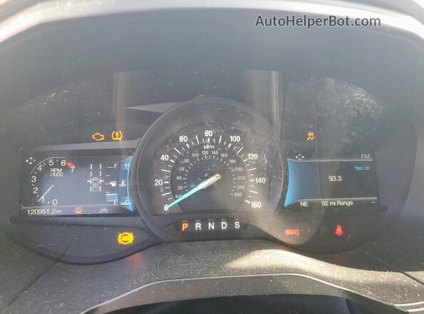 2FMPK4J92NBA38991 2022 FORD EDGE Серый Вид щитка приборов
