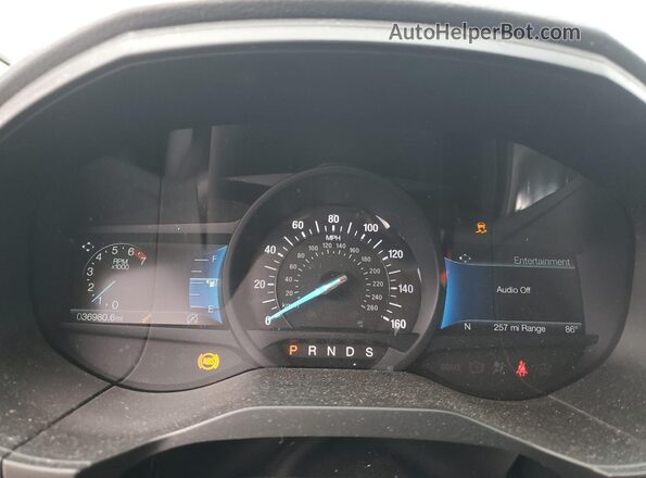 2FMPK4J92RBA61578 2024 FORD EDGE Gray Instrument cluster view