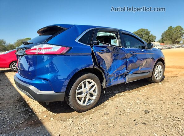 2FMPK4J93NBA52768 2022 FORD EDGE Blue Tył prawy